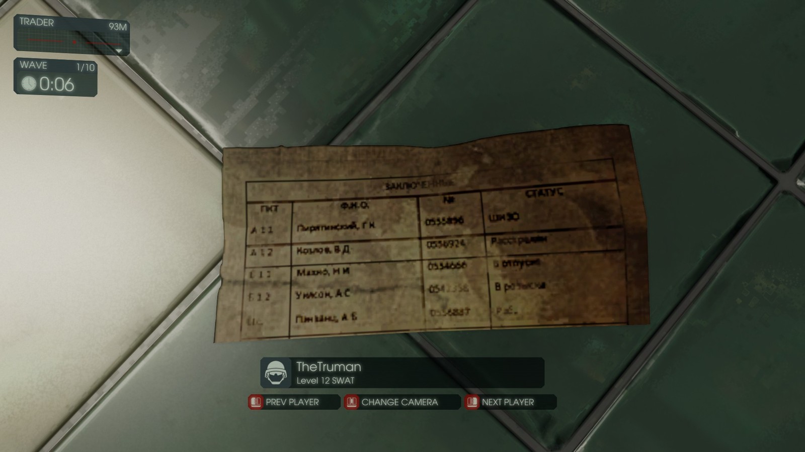 On the Prison map in the game Killing Floor 2, such newspapers / letters are scattered everywhere (clickable) - Games, Killing Floor 2, , Screenshot, Newspapers, Letter, Longpost