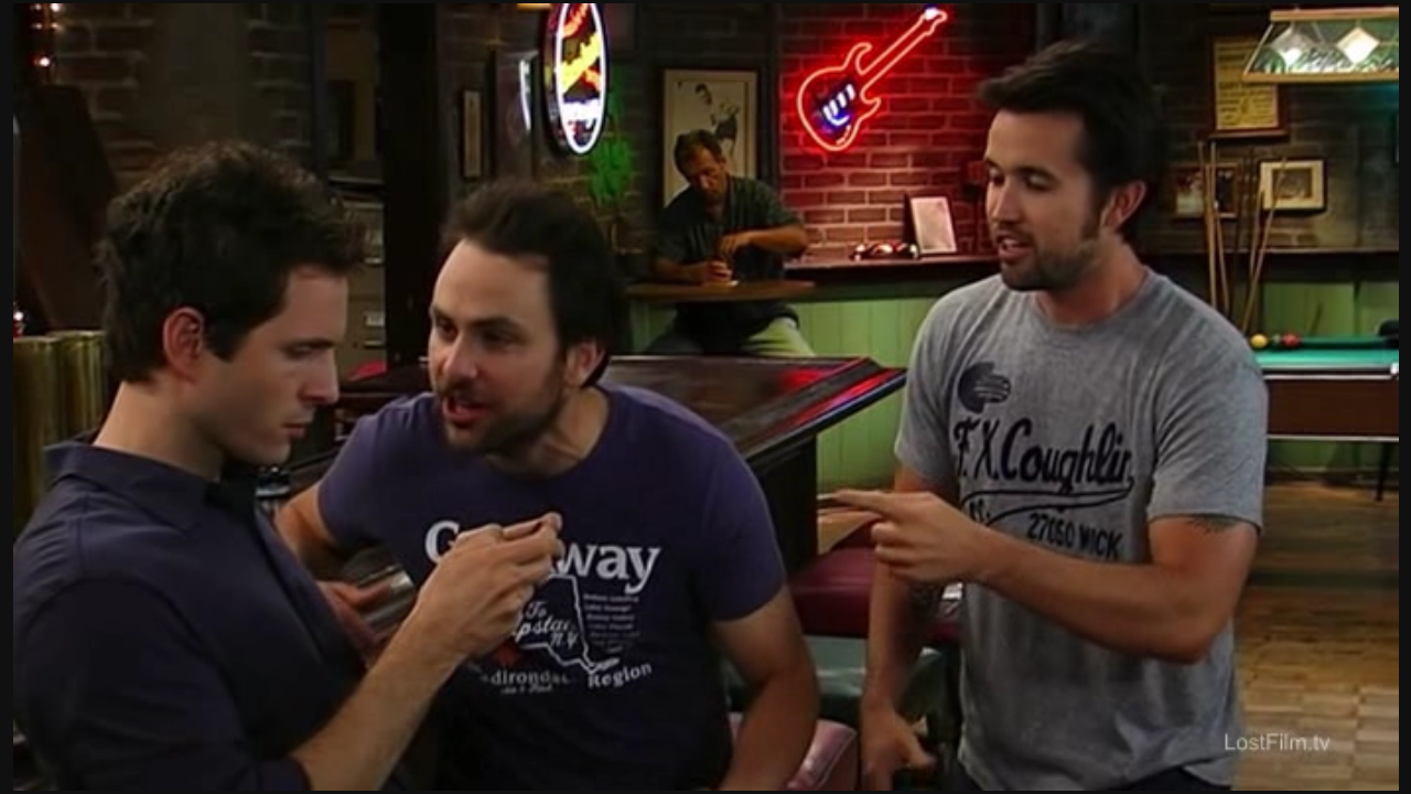 This is me always and everywhere. - Telephone, It's Always Sunny in Philadelphia