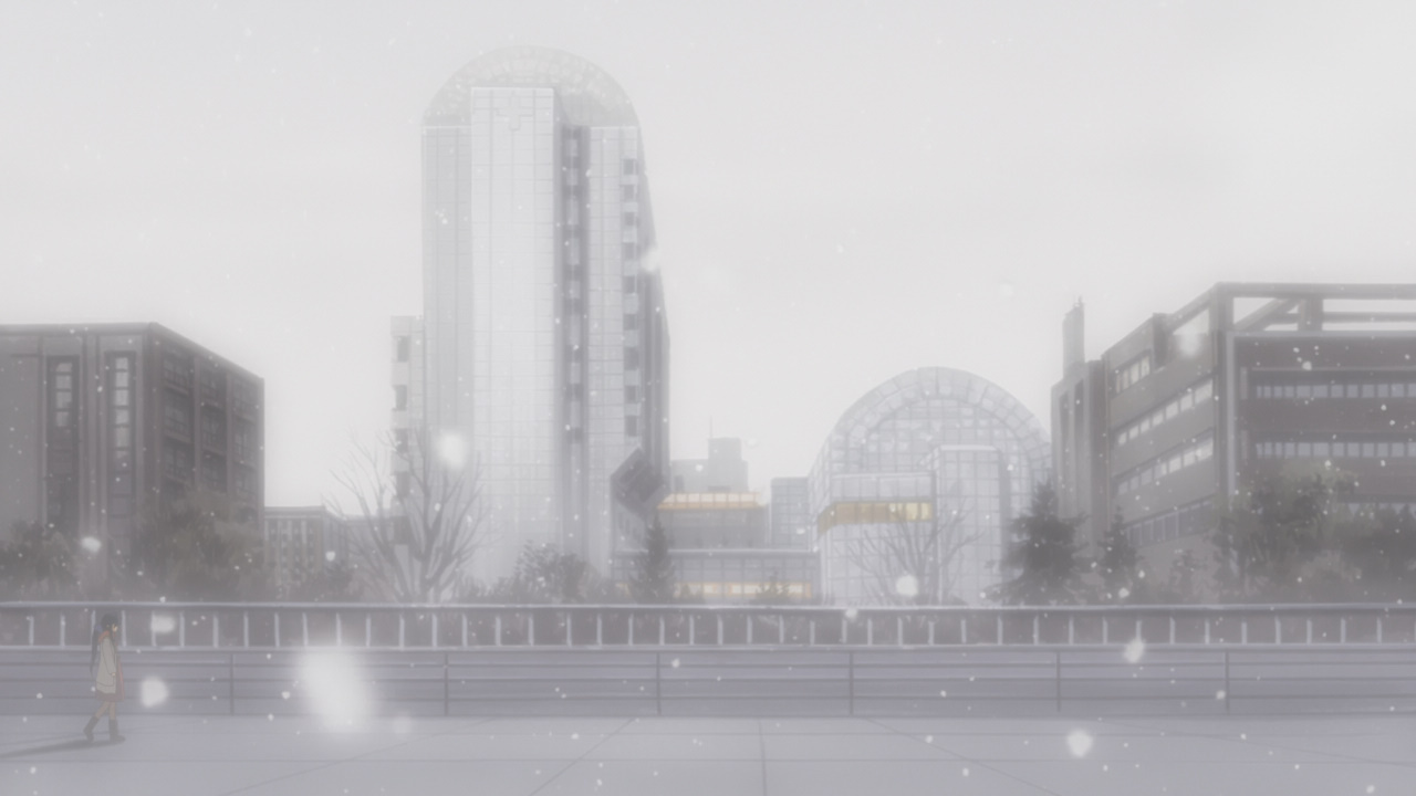 Winter morning screenshots from Kanon (anime) - Winter, Kanon, Anime, Screenshot, Longpost
