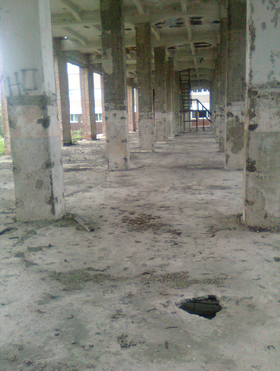 Photo stalk on the destroyed tea-packing factory. - My, Photo, Stalk, Abandoned, Cast, , , Factory, Digg, Longpost