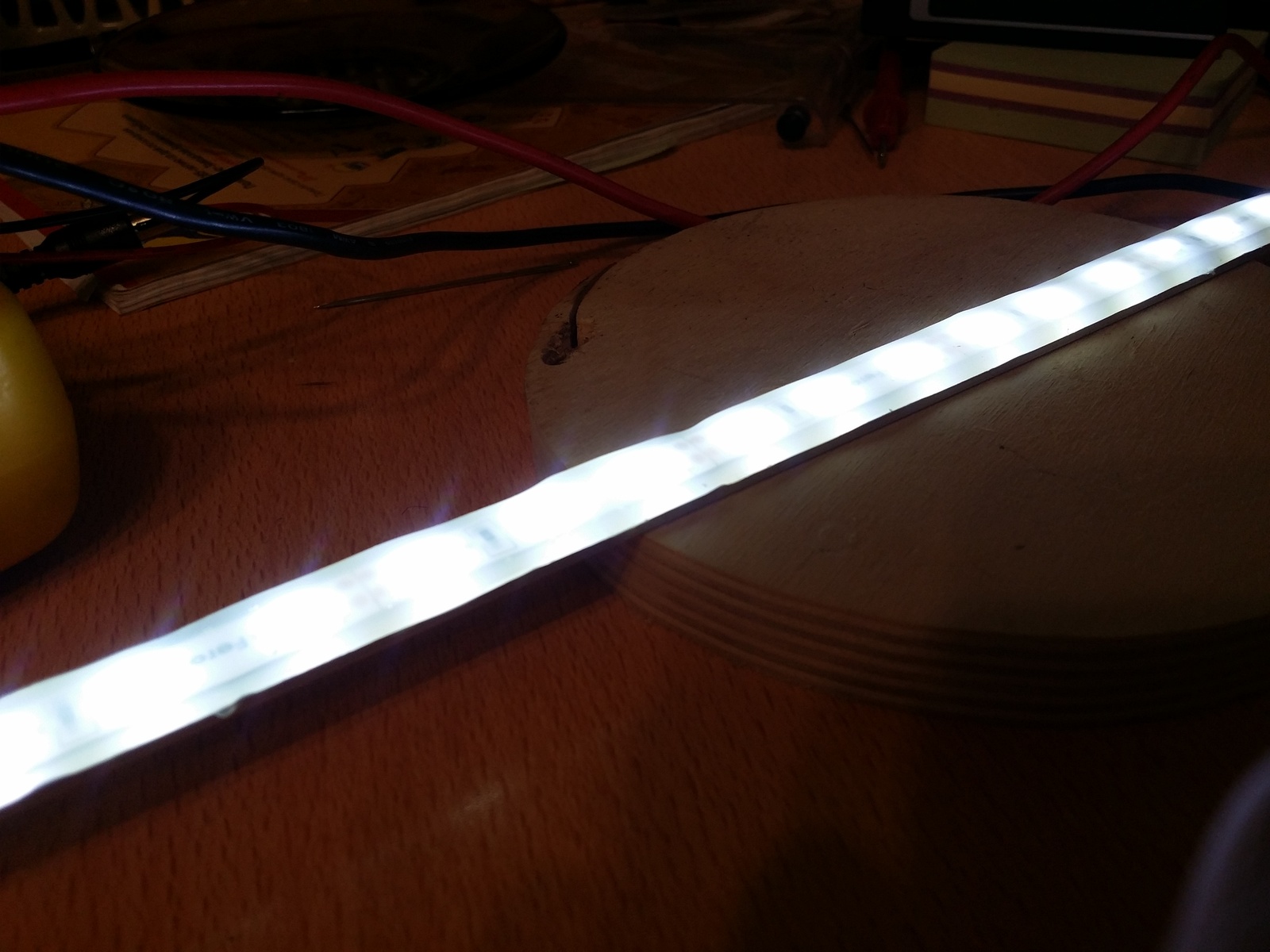 Moisture-proof LED strip on an aluminum basis for collective farmers. - My, LED Strip Light, Moisture protection, Collective farm, With your own hands, Longpost