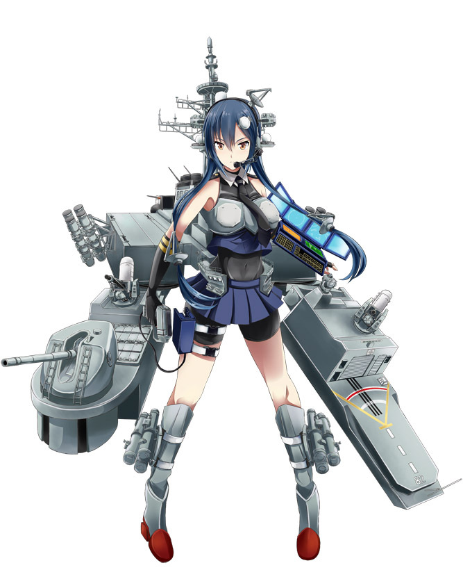 Kantai Collection Alternative: JDS Mirai DDH-182 (Kantai Collection x Zipang crossover) - Kantai collection, Anime art, Mirai, , Crossover, Kanmusu, Longpost