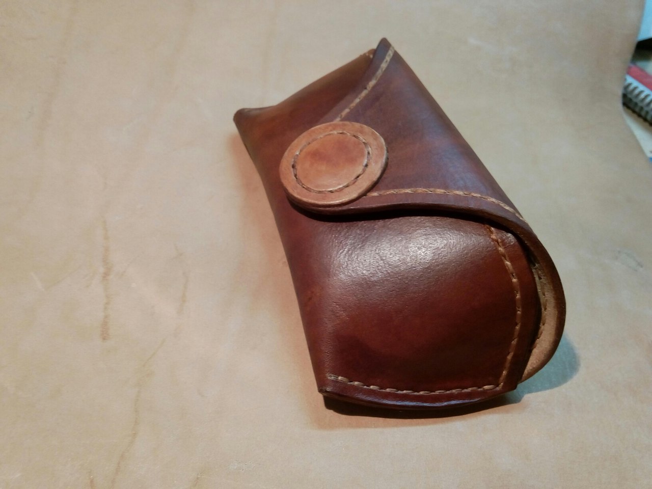 Eyeglass case for Ray Ban. - Handmade, Leather, Leather products