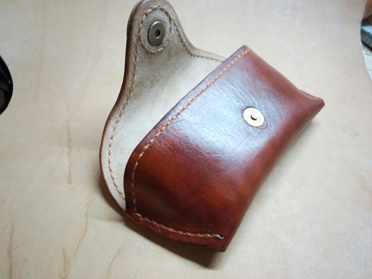 Eyeglass case for Ray Ban. - Handmade, Leather, Leather products