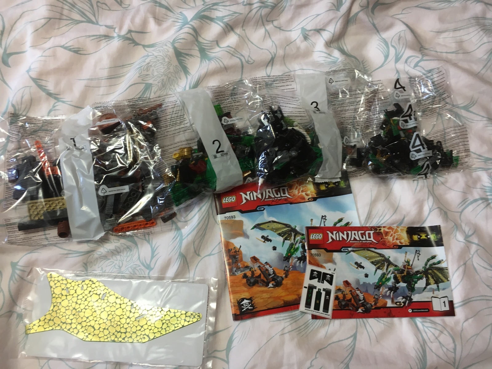 LEGO Lloyd's Dragon - My, Lego, Lego Movie: Ninjago, Ninja, The Dragon, Longpost