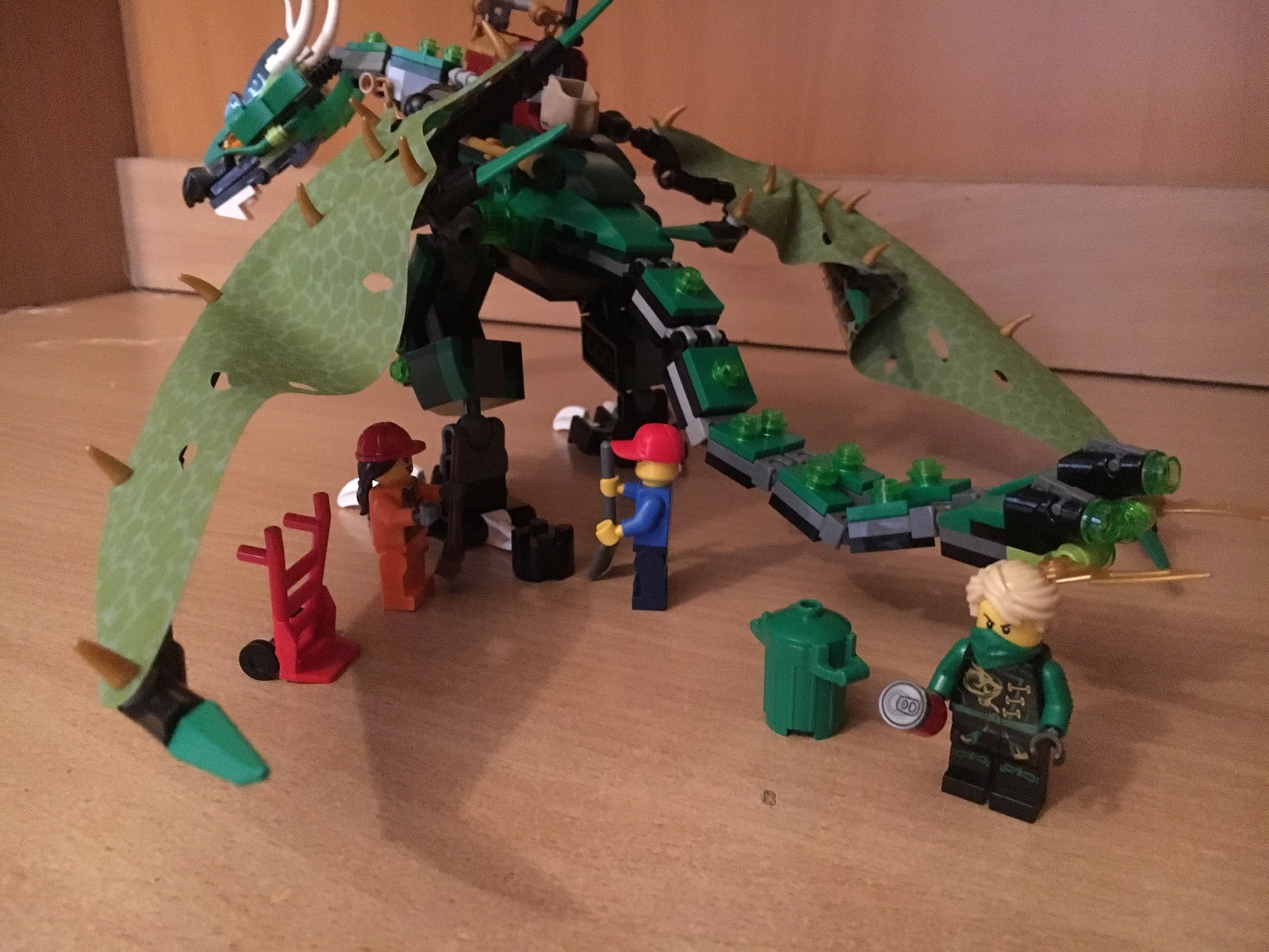 LEGO Lloyd's Dragon - My, Lego, Lego Movie: Ninjago, Ninja, The Dragon, Longpost