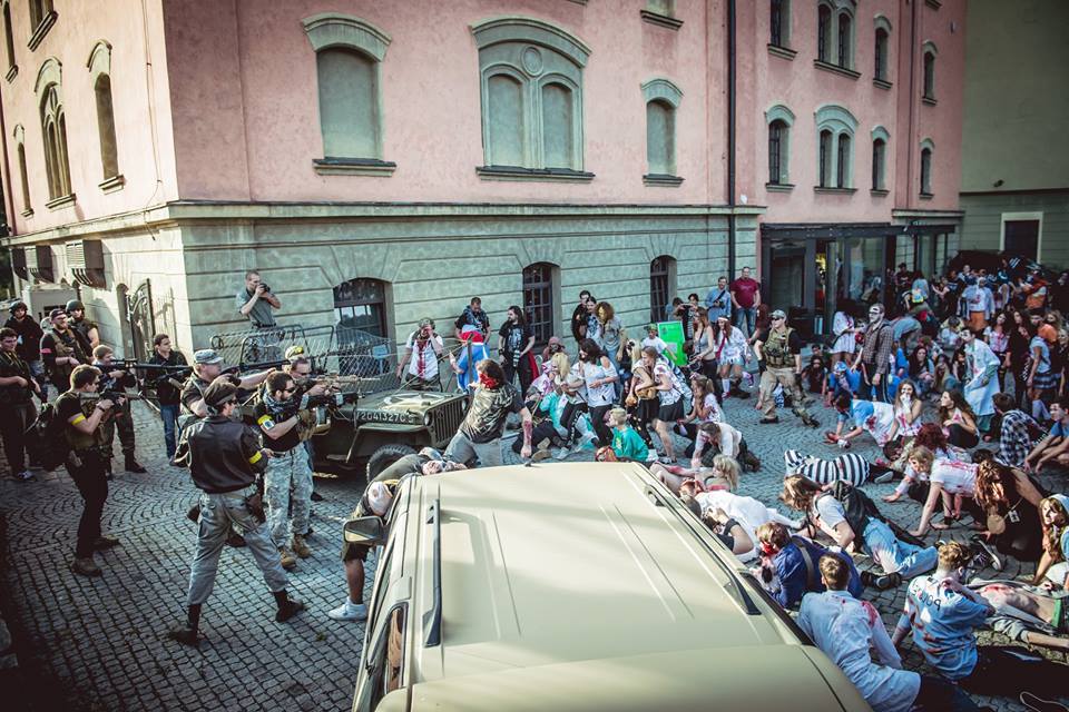 Zombie Walk in Pilsen. - My, Zombiewalk, , Czech, zombie attack, , Longpost