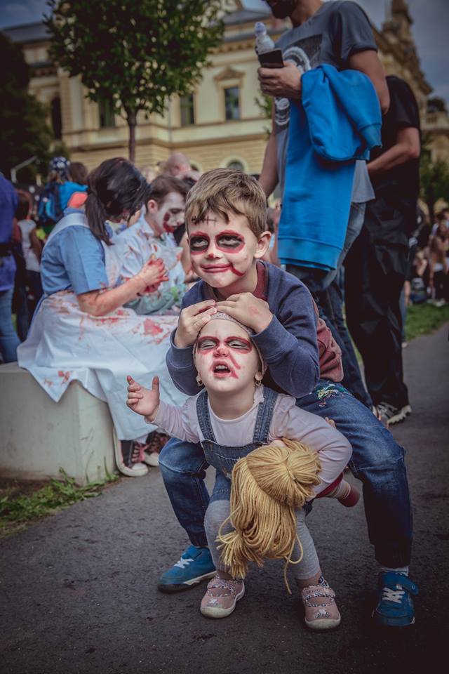 Zombie Walk in Pilsen. - My, Zombiewalk, , Czech, zombie attack, , Longpost