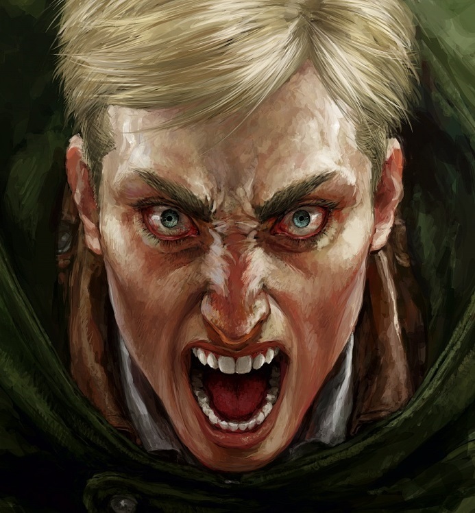 ONWARD! - Аниме, Anime Art, Атака Титанов, Erwin Smith, Duexduex