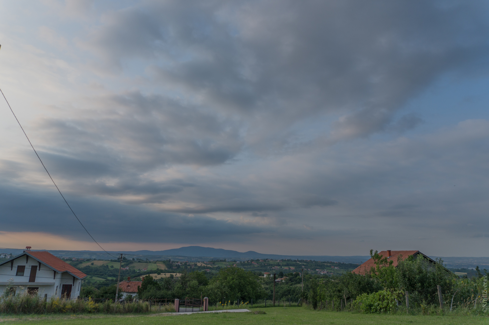 Serbian evening sky. - My, Serbia, Sky, Clouds, GIF, The photo, Sony, Таймлапс