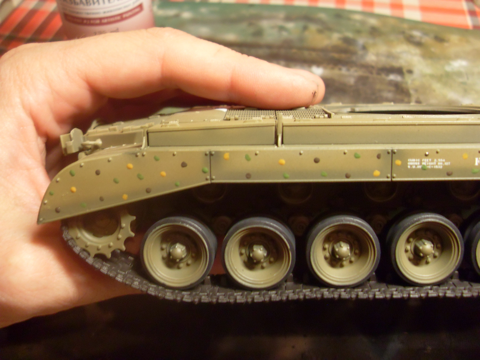 M26 Pershing. Part 3. Toning - My, Tanks, Modeling, Stand modeling, , Longpost