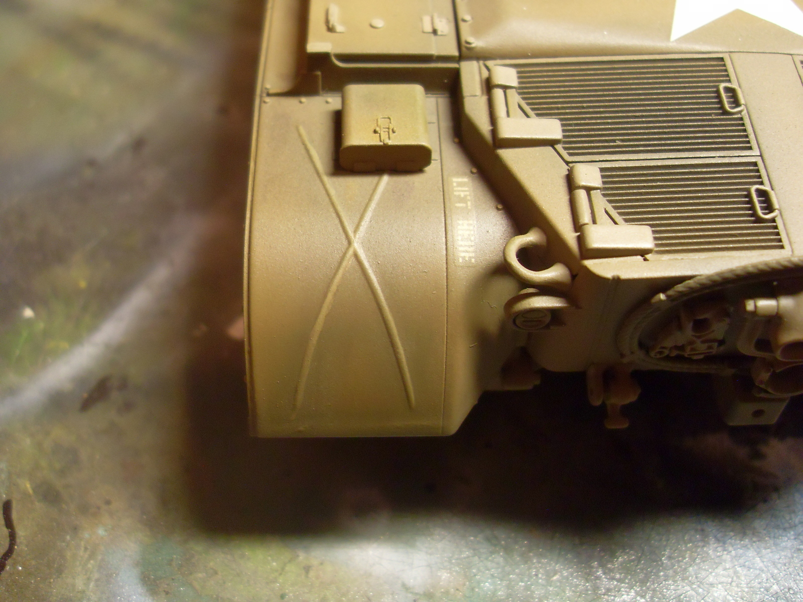 M26 Pershing. Part 3. Toning - My, Tanks, Modeling, Stand modeling, , Longpost