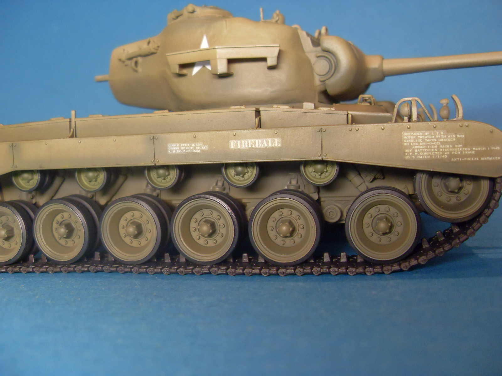 M26 Pershing. Part 3. Toning - My, Tanks, Modeling, Stand modeling, , Longpost