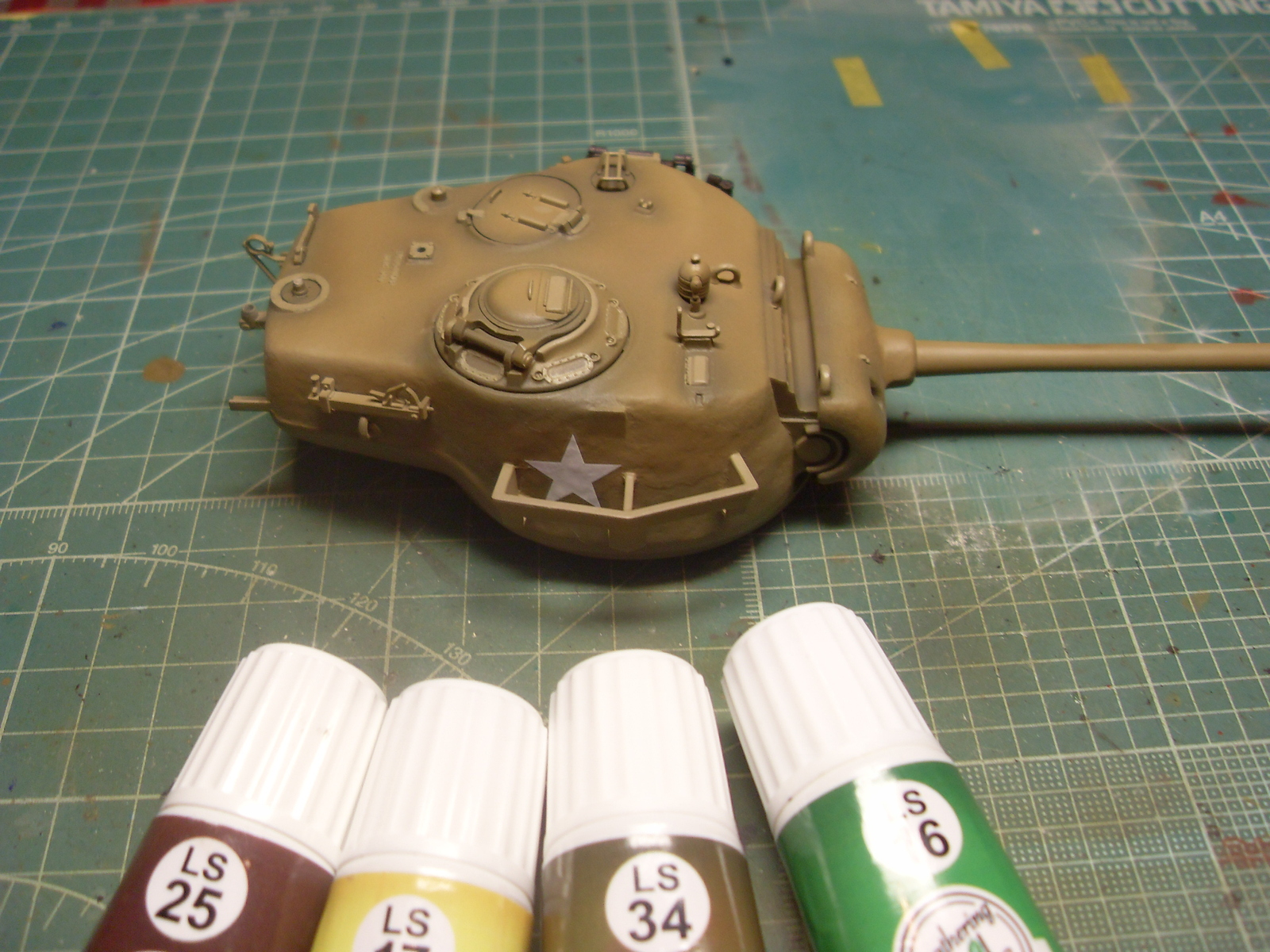 M26 Pershing. Part 4. Toning - My, Tanks, Modeling, Stand modeling, , Longpost