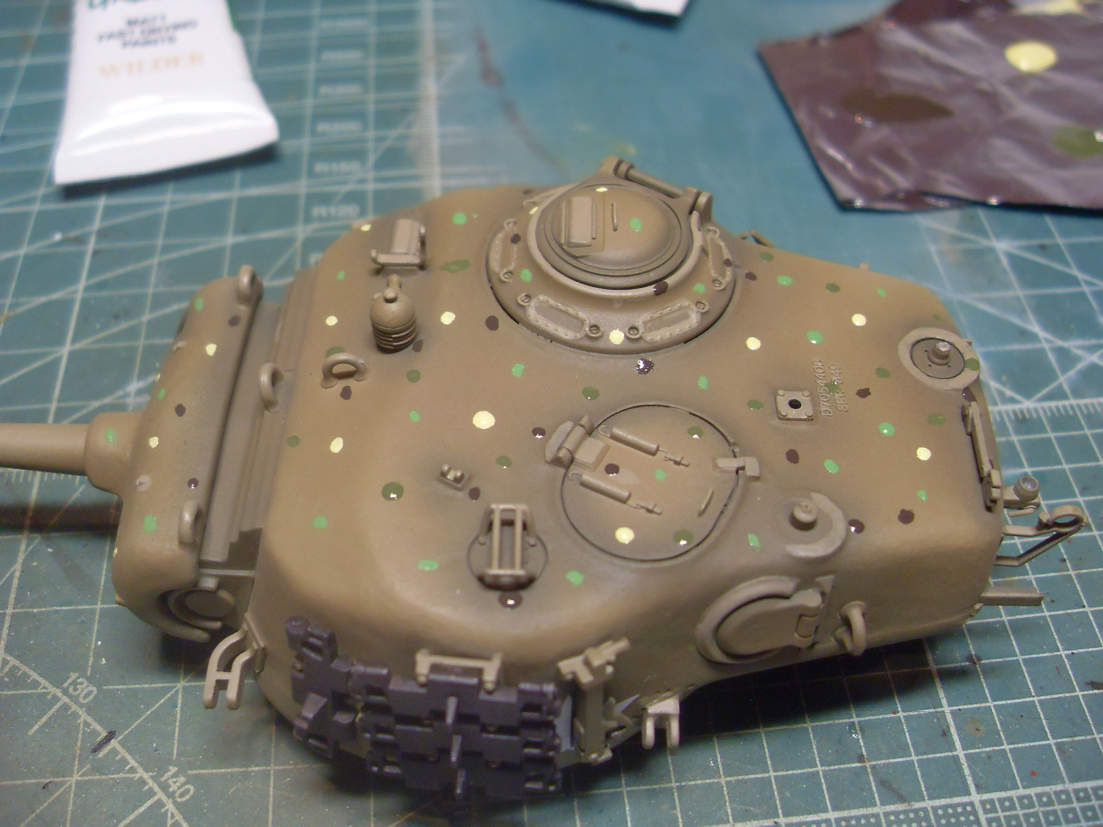 M26 Pershing. Part 4. Toning - My, Tanks, Modeling, Stand modeling, , Longpost