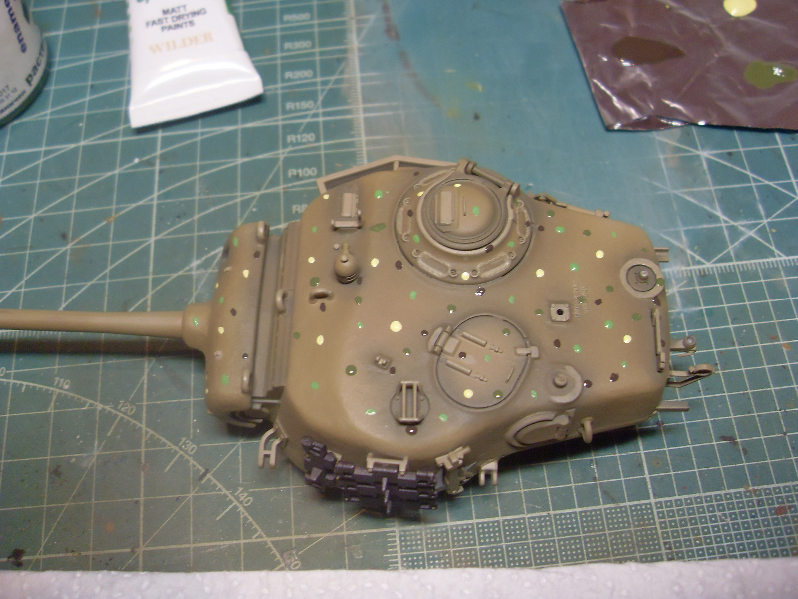 M26 Pershing. Part 4. Toning - My, Tanks, Modeling, Stand modeling, , Longpost