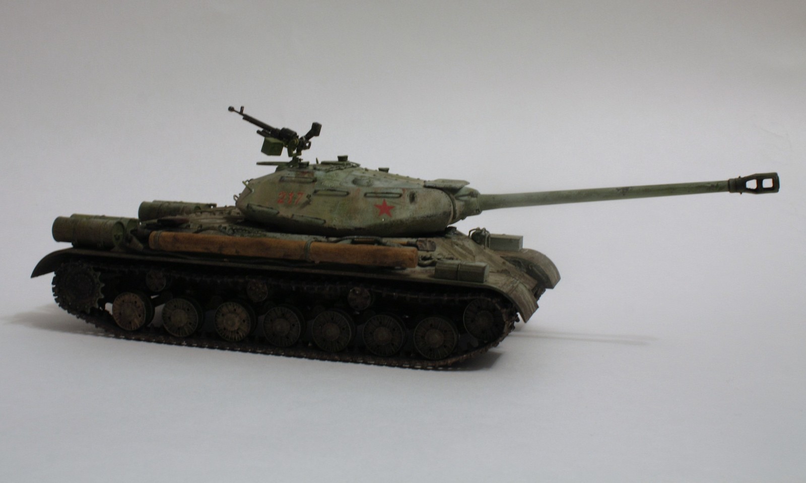 Spring IS-4 in 1/35 scale - My, Modeling, BTT, Tanks, Soviet army, Longpost