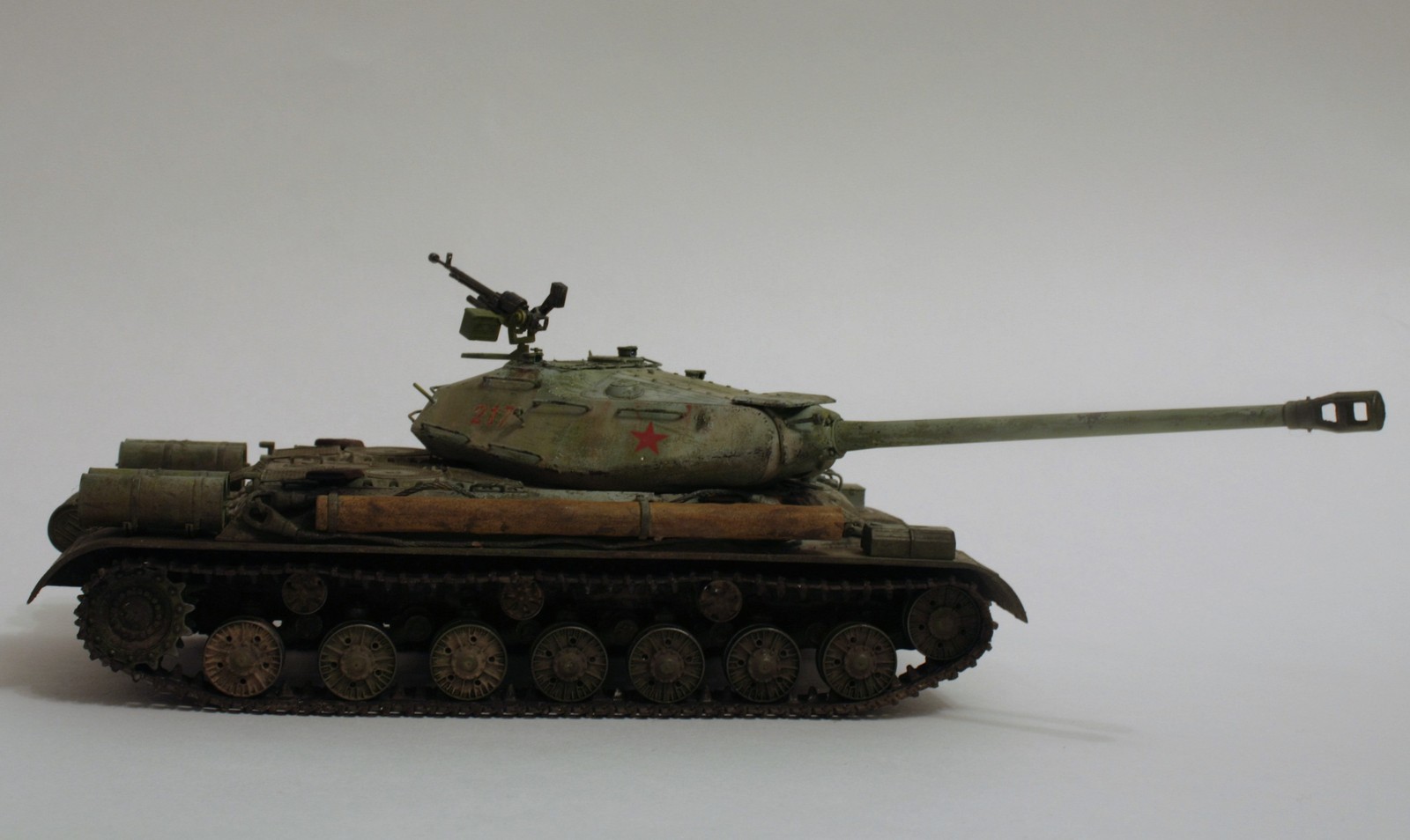 Spring IS-4 in 1/35 scale - My, Modeling, BTT, Tanks, Soviet army, Longpost