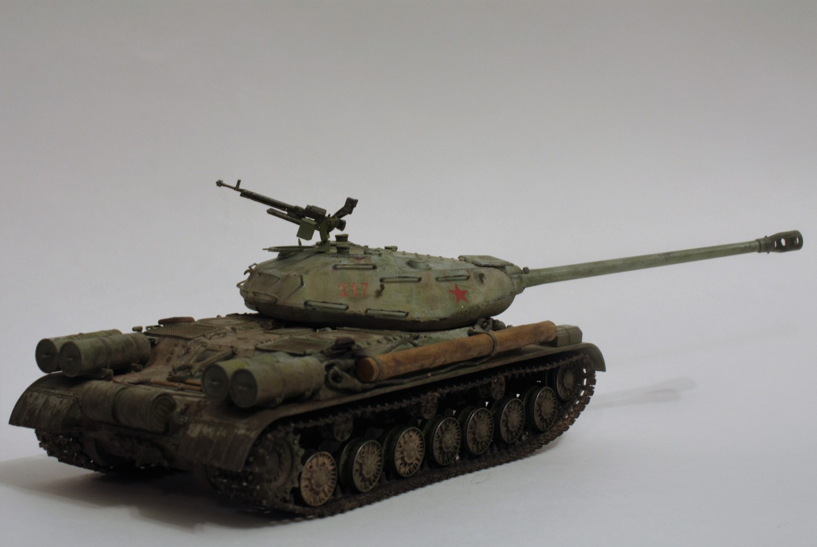 Spring IS-4 in 1/35 scale - My, Modeling, BTT, Tanks, Soviet army, Longpost