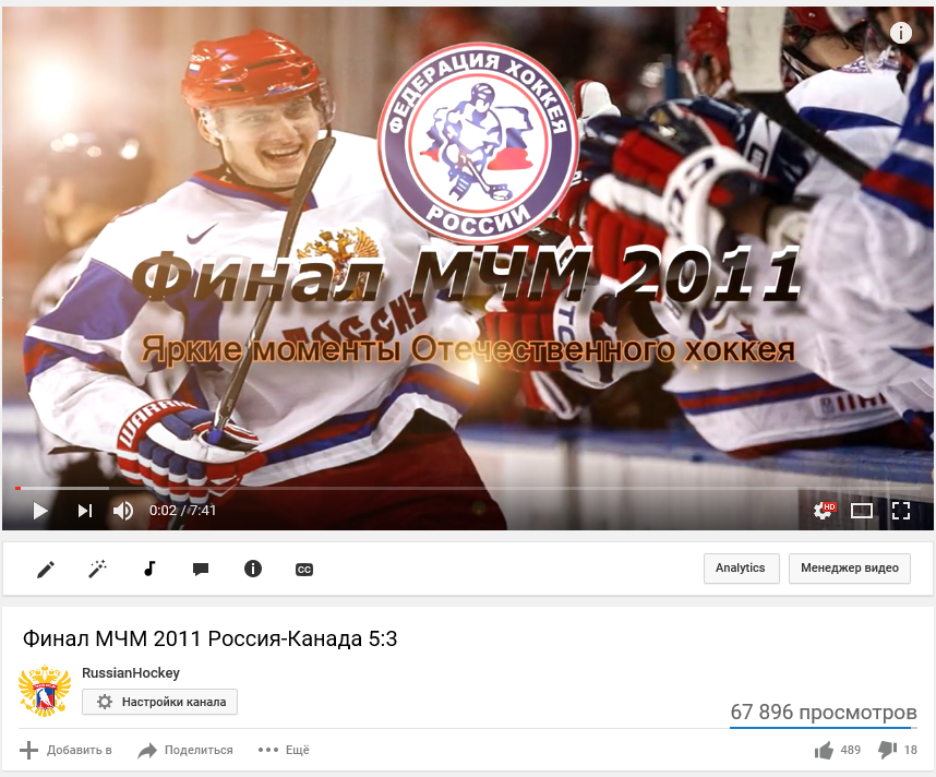 Russian ice hockey team World Cup - My, Russian team, Hockey, Russian national ice hockey team, world Cup, Video