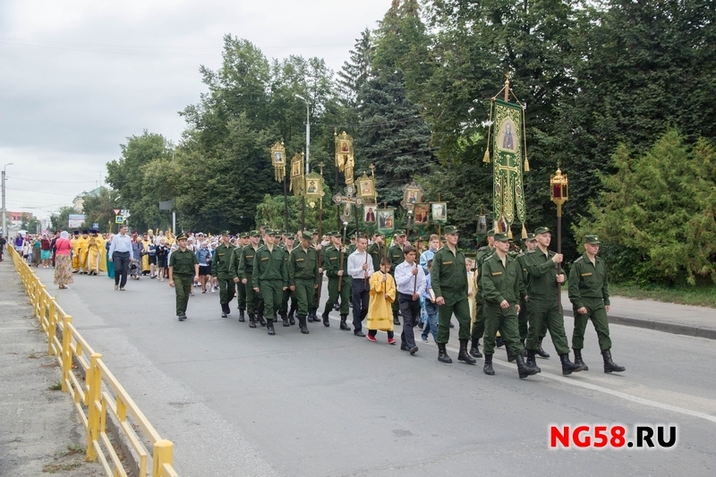 Children's religious procession in Penza - Children, School, Church, Secular state, Marasmus, Longpost