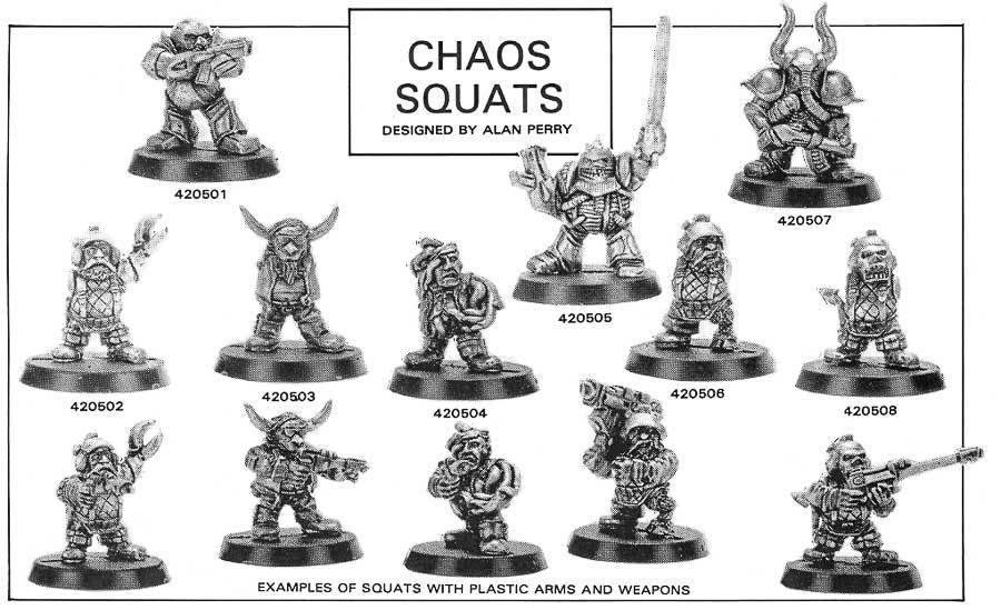 Chaos Androids. - Warhammer 40k, Warhammer, Old warhammer, Squats, Necrons, Miniature, Longpost