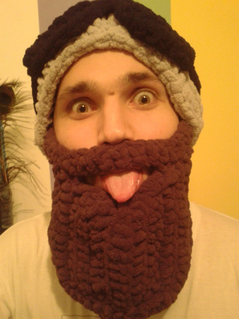 Ready for winter! - My, Beard, Cap, Winter, Longpost