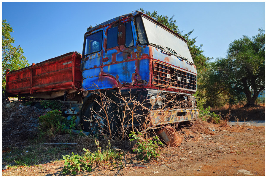 Corfu and Cars - My, Travels, Car, Summer, My, Images, Corfu, Longpost