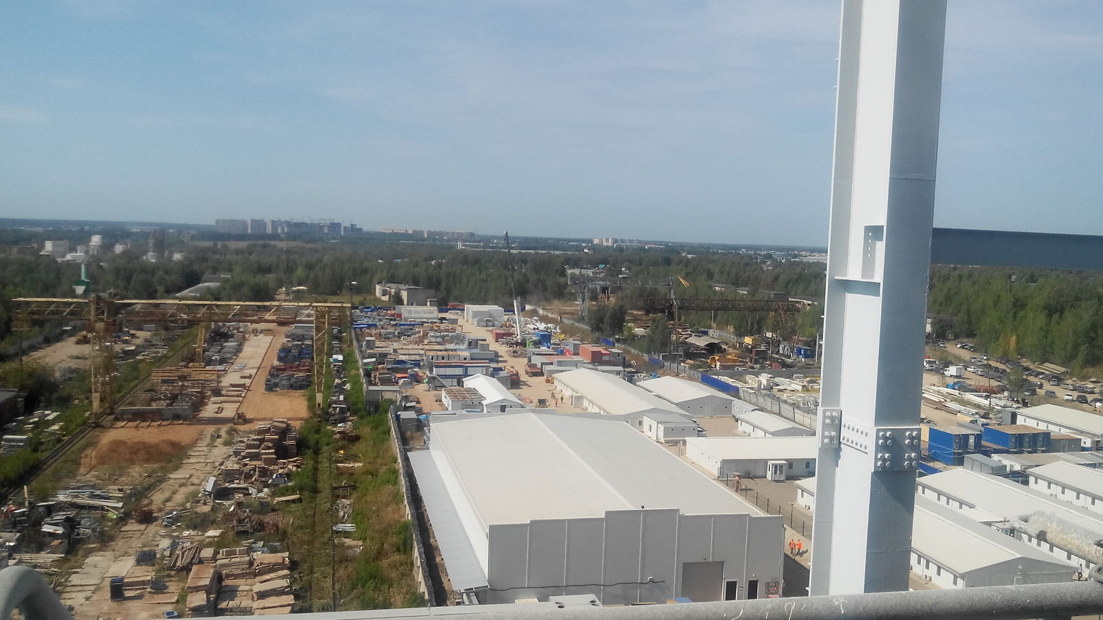 About work, we are modernizing the CHP, view from the boiler, 31 meters - My, Story, Работа мечты, Desktop