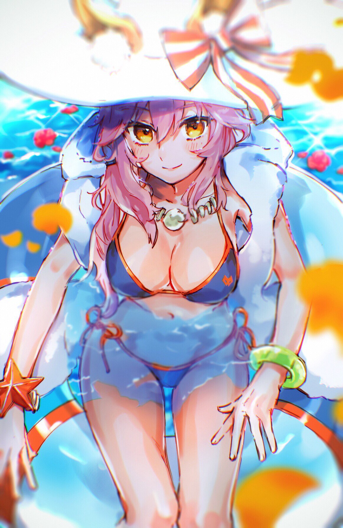 Tamamo no mae post =) - NSFW, Anime, Anime art, Fate grand order, Tamamo no mae, Longpost