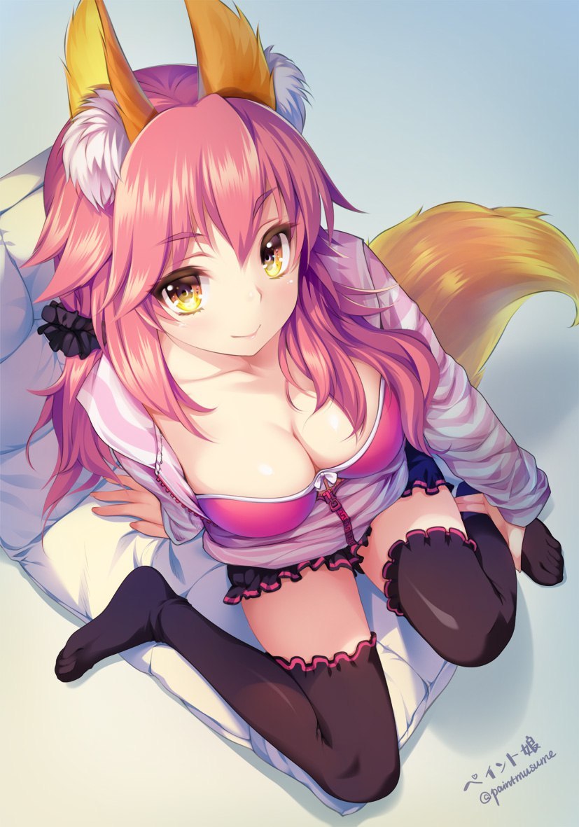 Tamamo no mae post =) - NSFW, Anime, Anime art, Fate grand order, Tamamo no mae, Longpost