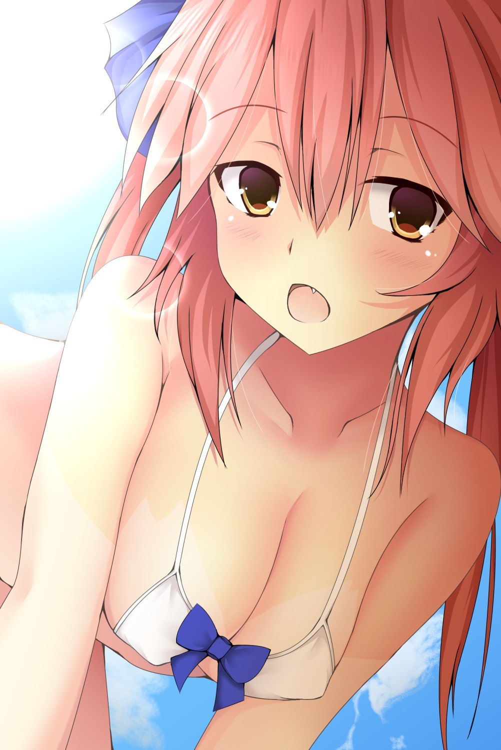 Tamamo no mae post =) - NSFW, Anime, Anime art, Fate grand order, Tamamo no mae, Longpost