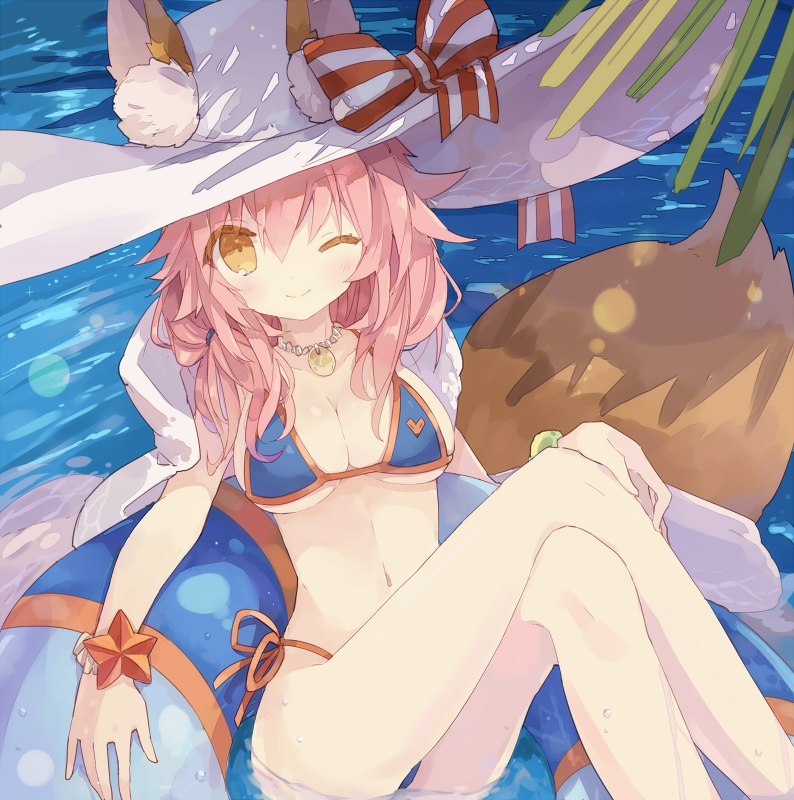 Tamamo no mae пост =) - NSFW, Аниме, Anime Art, Fate Grand Order, Tamamo no Mae, Длиннопост