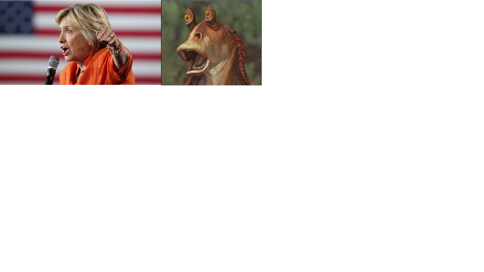 Perfect resemblance - Hillary Clinton, Politics, Sith