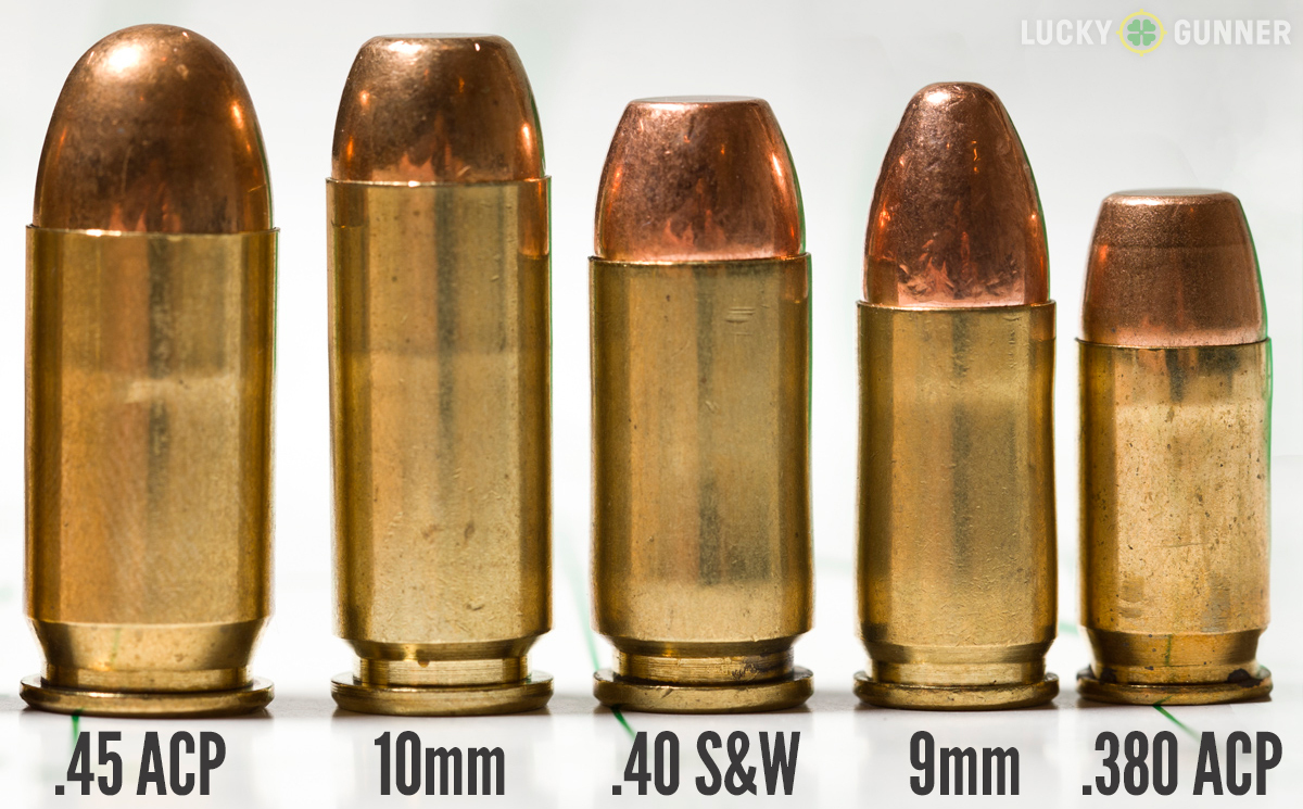 Сравнение размеров различных боеприпасов Пикабу