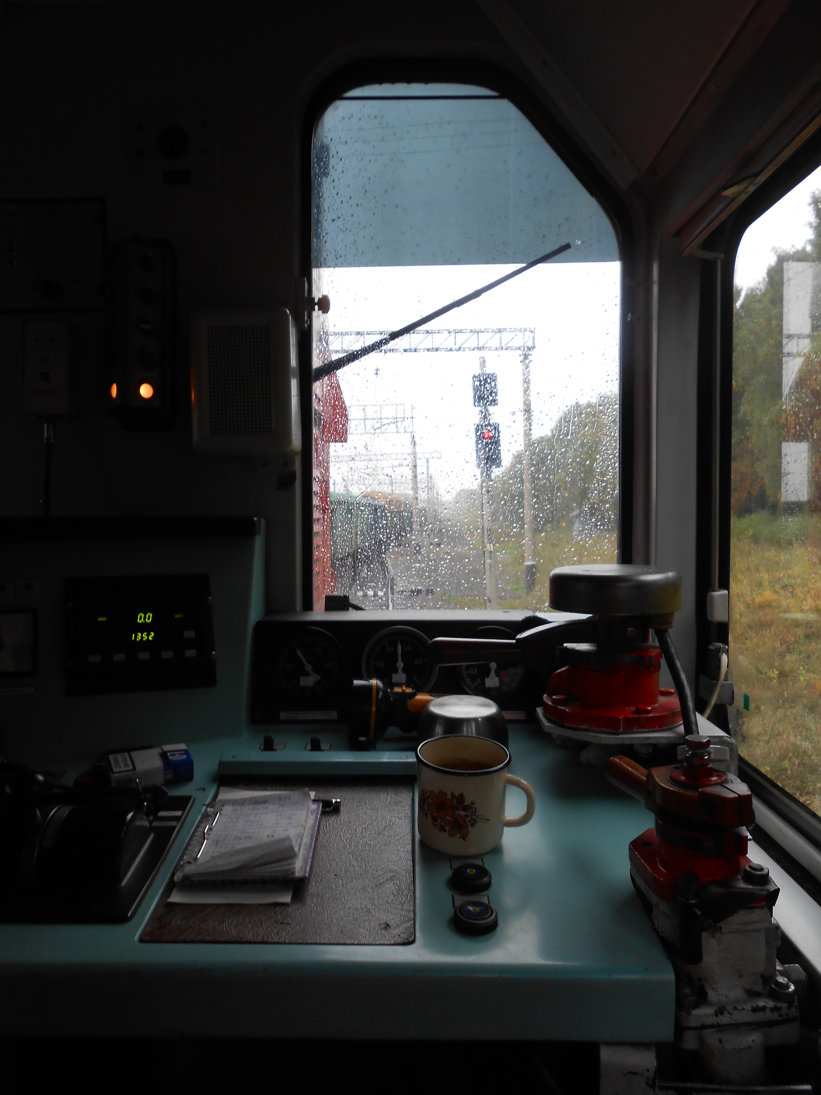 And another photo from work - My, Work, Locomotive, Workplace