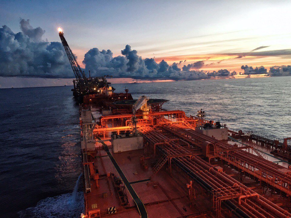 Photo of my workplace - My, My, Tanker, , , , Offshore