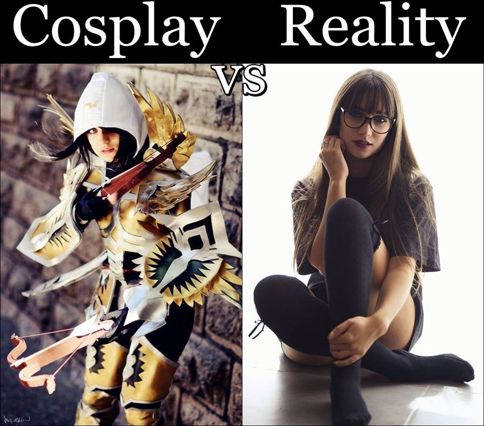 Cosplayers in character and in real life-2 - Cosplay, Reincarnation, Longpost