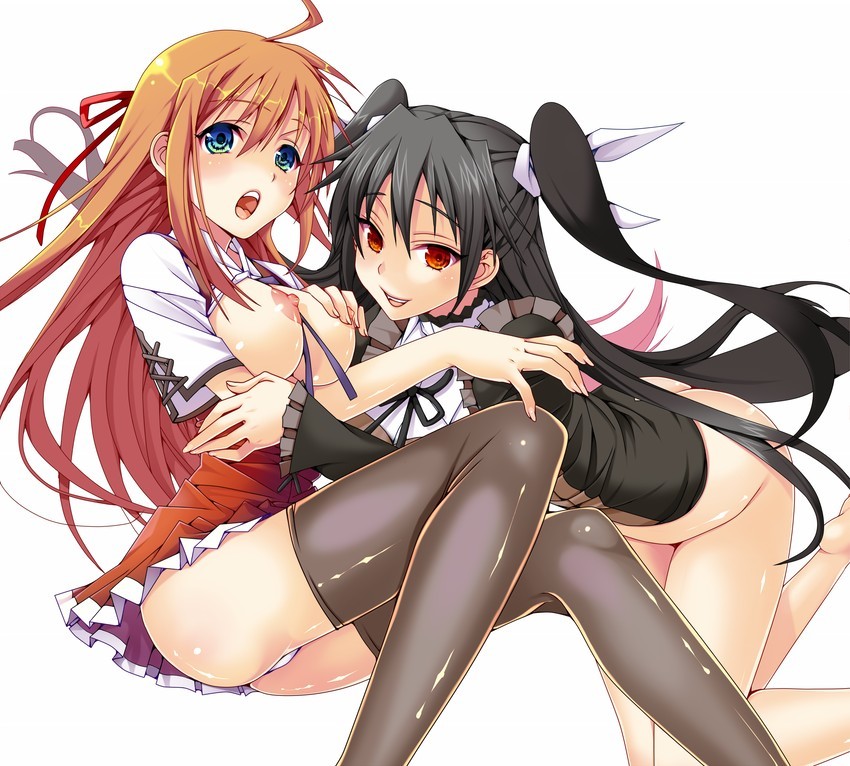 Anime art - NSFW, Anime Art, Аниме, Mayo Chiki, Konoe Subaru, Suzutsuki kanade, Сиськи, Yuri