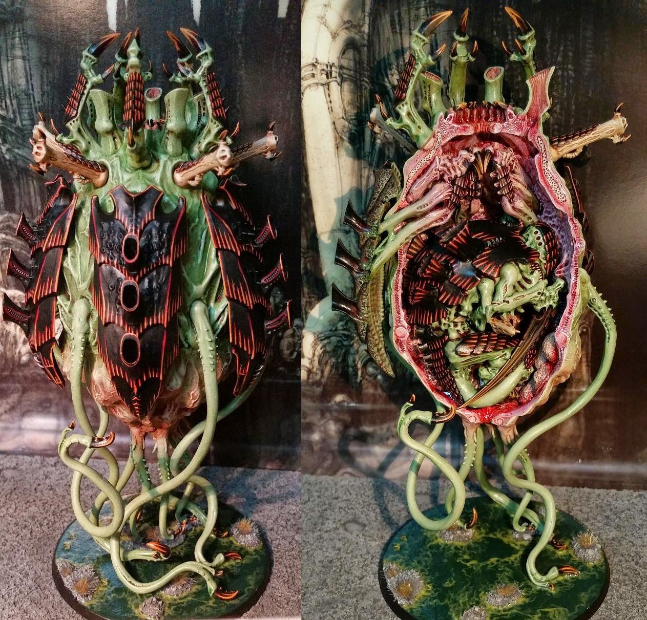 Vile xenos - Warhammer 40k, Longpost, Tyranids, Painting, Modeling, Miniature, 