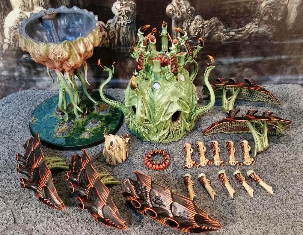 Мерзкие ксеносы - Warhammer 40k, Длиннопост, Tyranids, Покраска, Моделизм, Миниатюра, Трипофобии