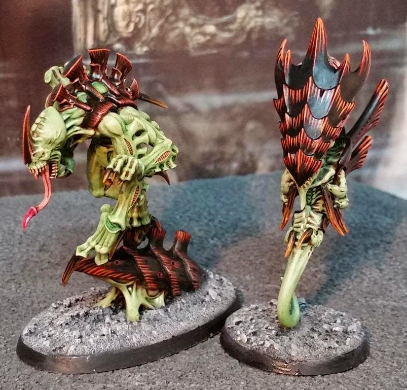 Vile xenos - Warhammer 40k, Longpost, Tyranids, Painting, Modeling, Miniature, 