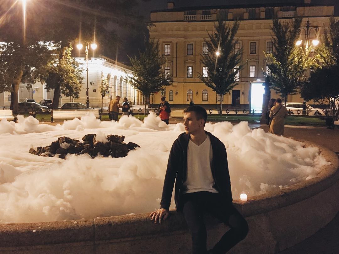 Foam Fountain in St. Petersburg - Fountain, Saint Petersburg, Cultural capital, beauty, Foam, Longpost