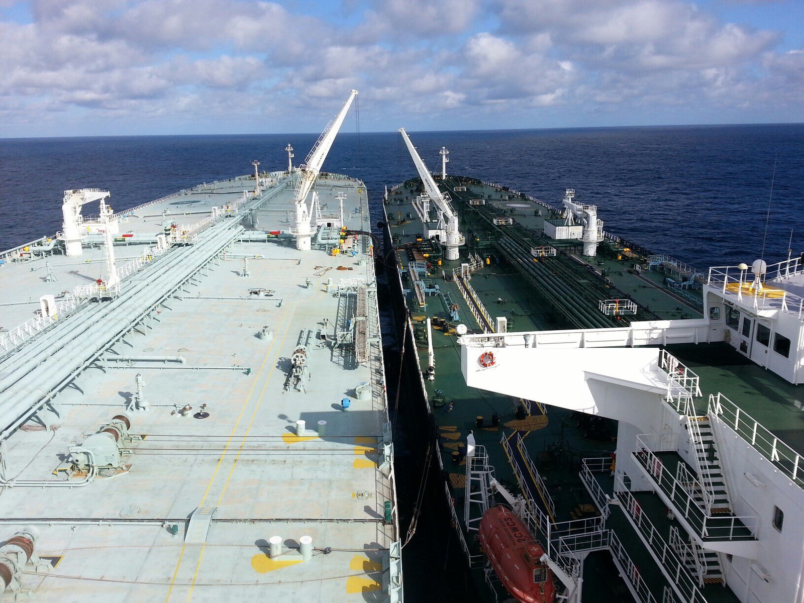 Photo from my workplace - My, Sea, Work, Tanker, Workplace