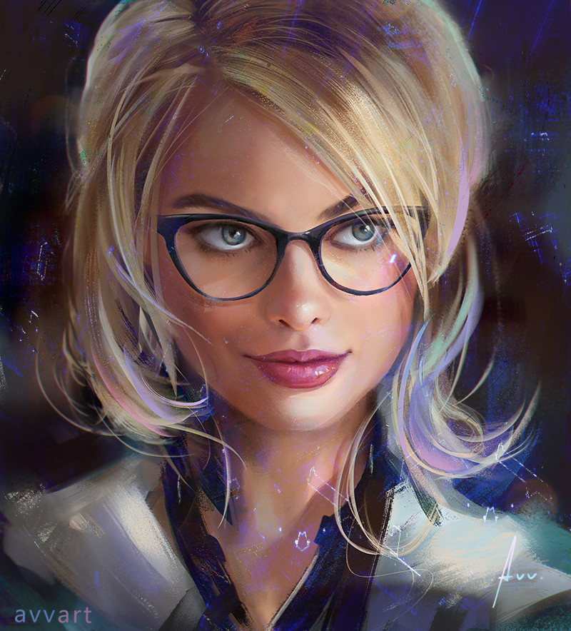 Robbie. - Robbie, Portrait, Girls, Illustrations, Art, Margot Robbie