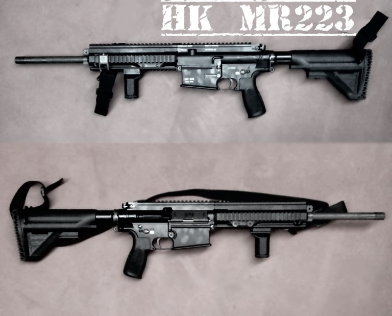 HK MR223 carbine (Germany) - Weapon, Hunting weapons, Carbine, , Longpost