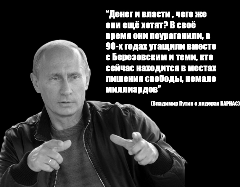 Владимир Путин о лидерах ПАРНАС - Моё, Владимир, Владимир Путин, Парнас, Цитаты, Политика, Выборы, Президент, Юмор