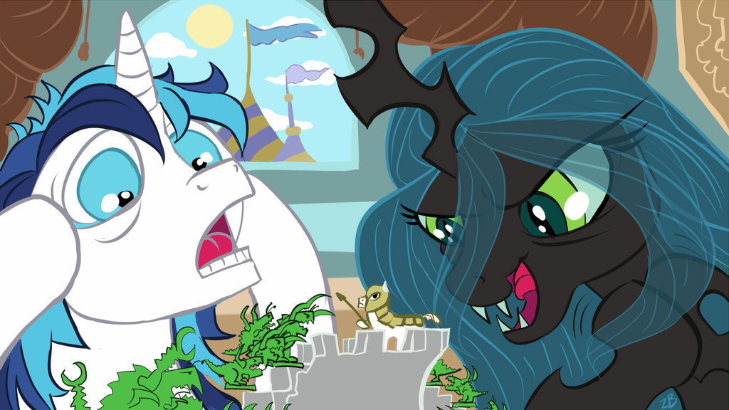 Hyperspace Hyperwars - My Little Pony, Shining Armor, Queen Chrysalis