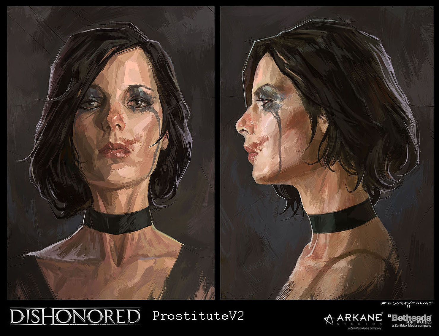 Noir - Art, Dishonored, League of Artists, Longpost, Artist