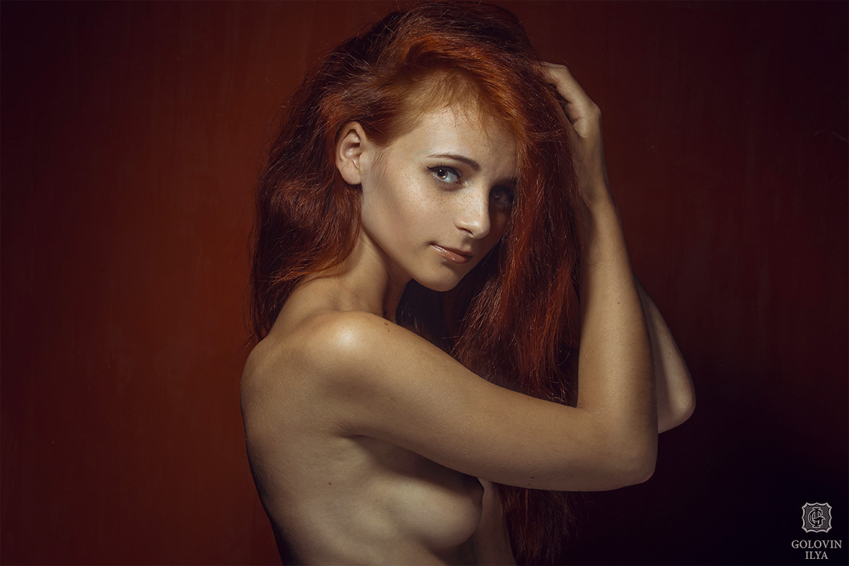 Redhead - NSFW, My, Photo, The photo, Strawberry, PHOTOSESSION, Girls